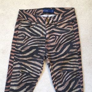 🦓 Brazilian Zebra Print Stretch Jeans